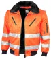 Preview: Warnschutz Pilotenjacke Qualitex SIGNAL warnorange